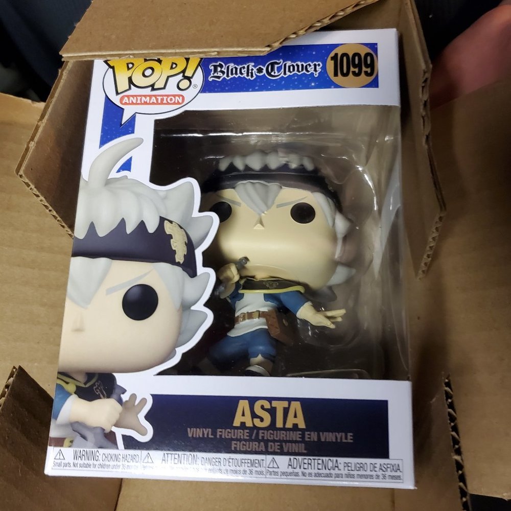 Funko Pop Animation Black Clover Asta #1099 (Black Bulls) NEW (IS MINT)